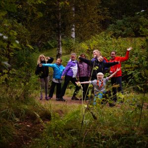 Speidere i skogen