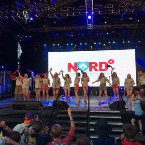 Speidere på scenen i Australia