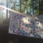 Vennskapsbanner med håndtrykk