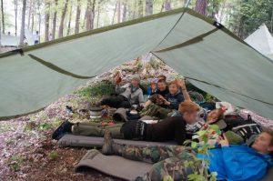 Speidere i gapahuk